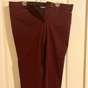 Maroon dress pants